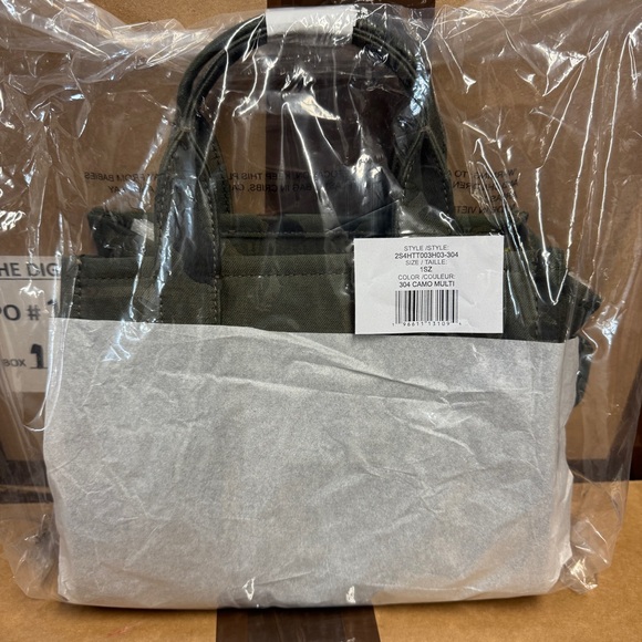 Marc Jacobs The Camo Jacquard Small Tote Bag - Green - Picture 9 of 14